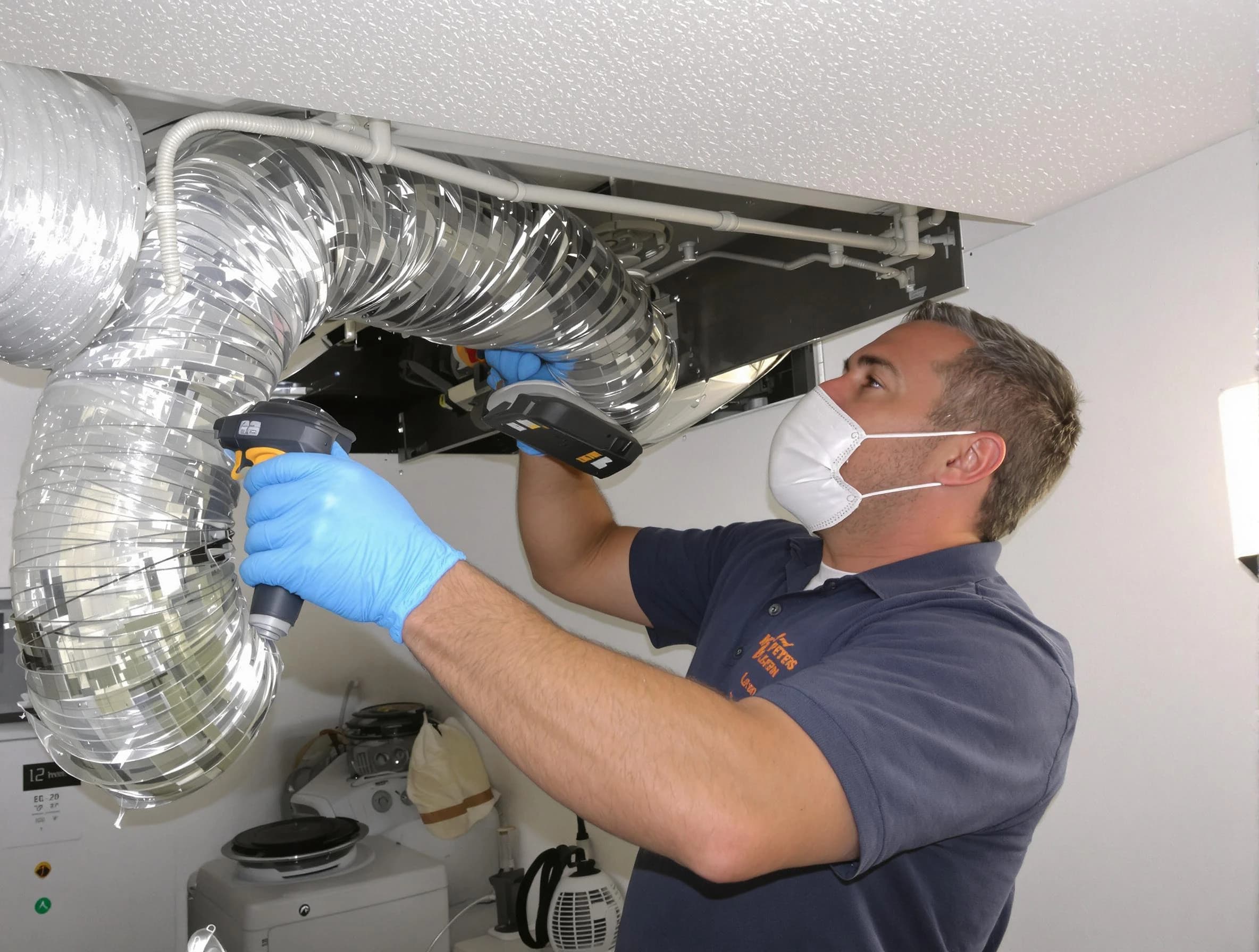 Mountain Brook Dryer Vent Cleaning professional performing thorough residential dryer vent cleaning in Mountain Brook